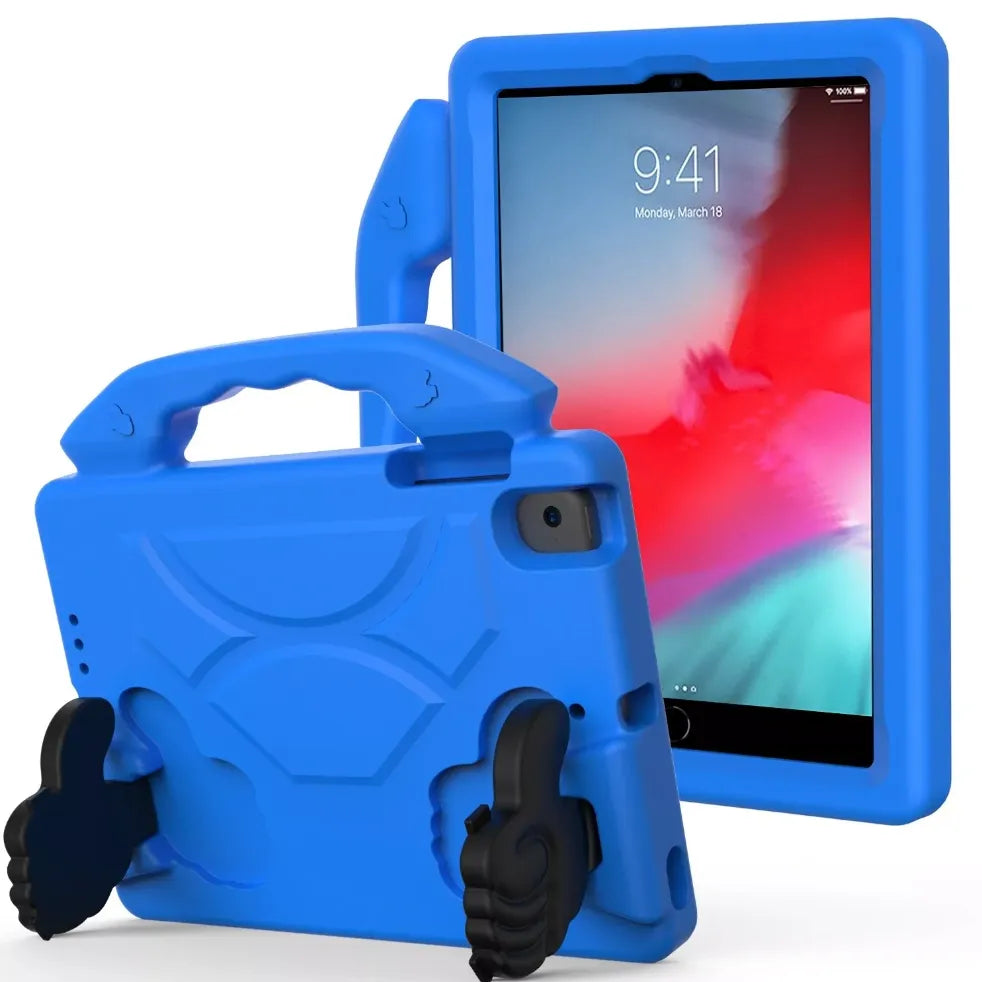 For Apple iPad Mini 1 / 2 / 3 Kids Friendly Case Shockproof Cover With Thumbs Up - Blue