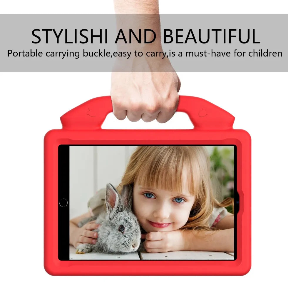 For Apple iPad Mini 1 / 2 / 3 Kids Friendly Case Shockproof Cover With Thumbs Up - Red
