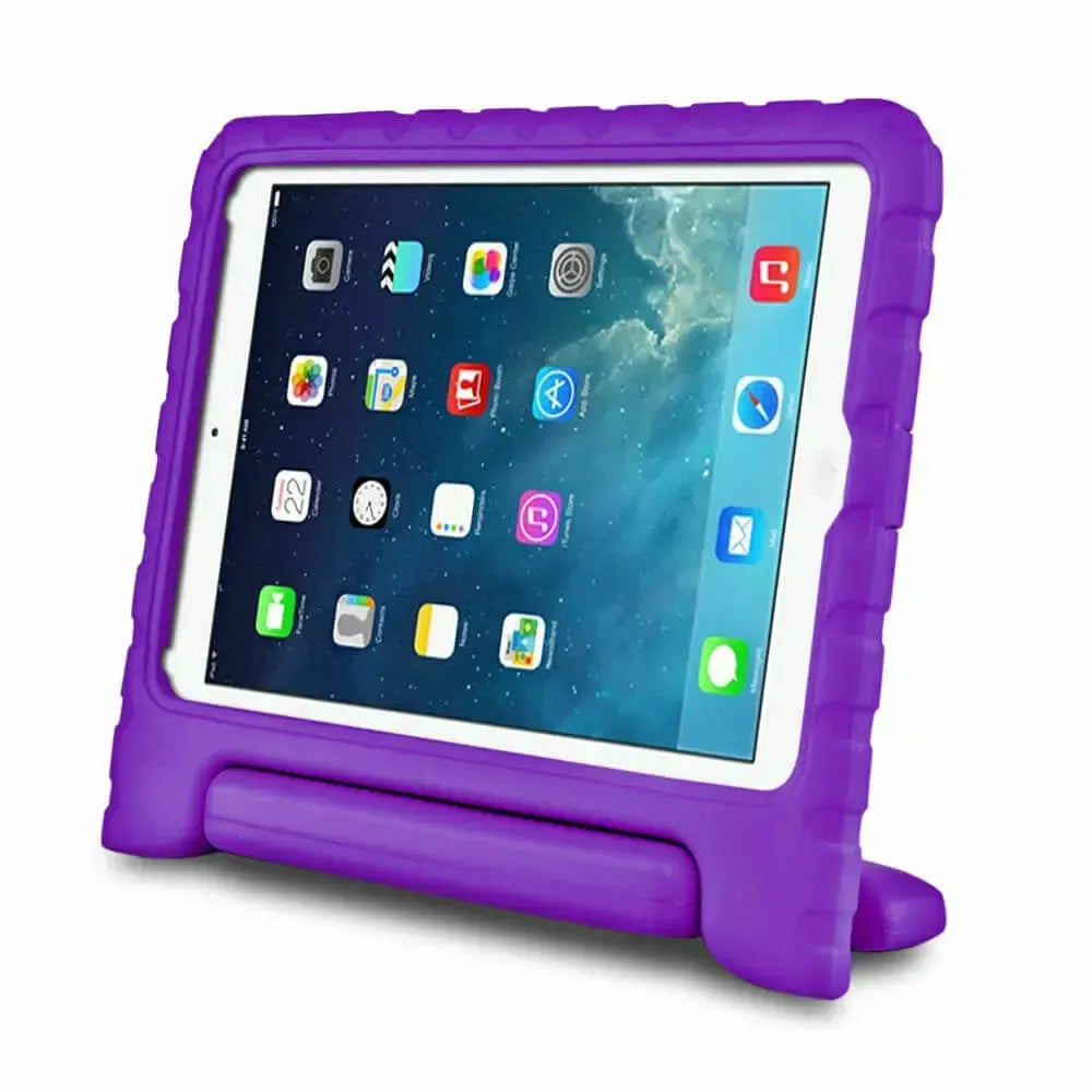 For Apple iPad Mini 4 5 Kids Case Shockproof Cover With Stand Purple