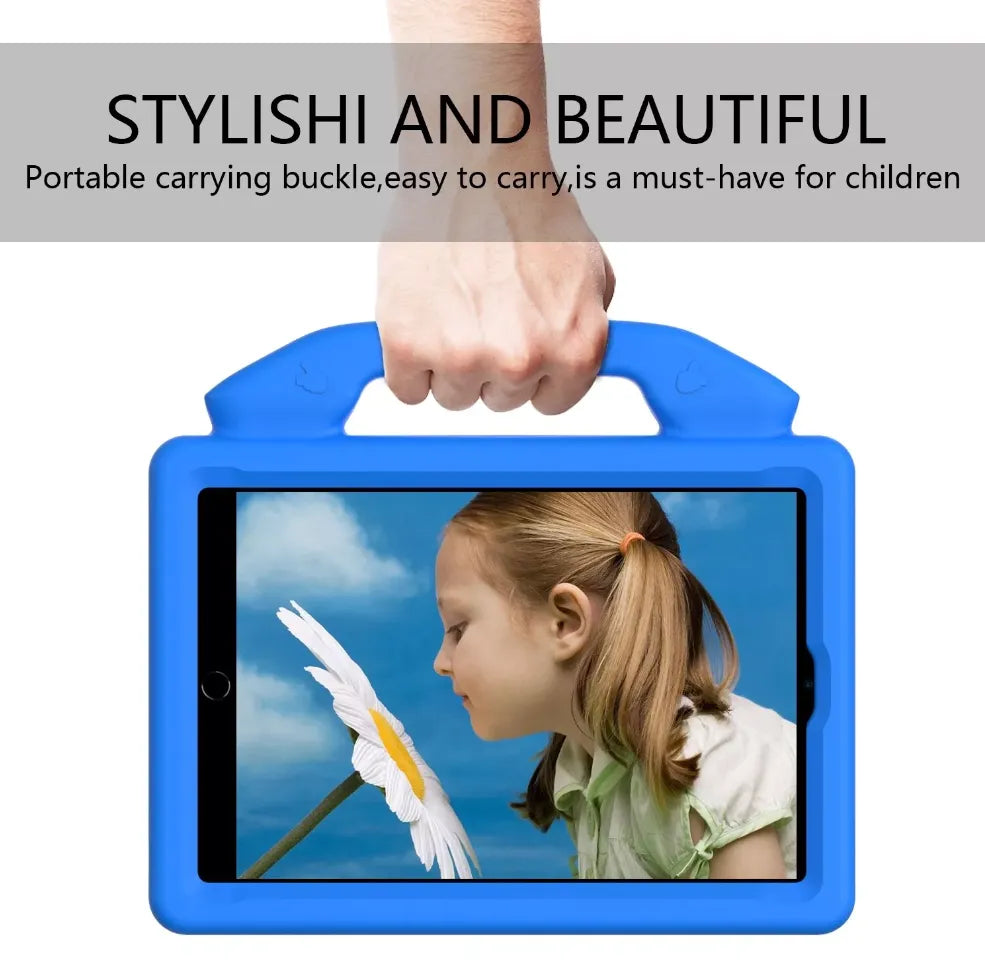 For Apple iPad Mini 4 / 5 Kids Friendly Case Shockproof Cover With Thumbs Up - Blue