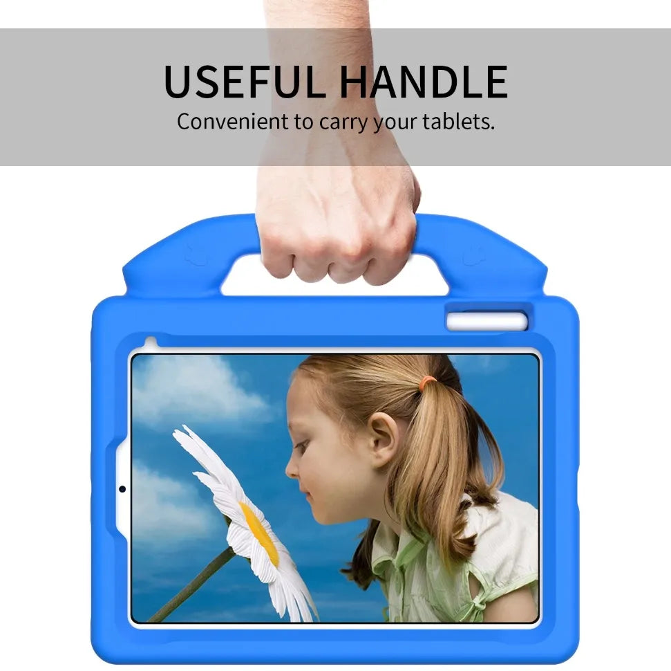 For Apple iPad Mini 6 Kids Friendly Case Shockproof Cover With Thumbs Up - Blue