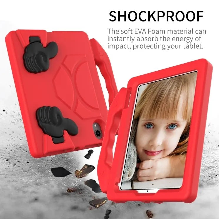 For Apple iPad Mini 6 Kids Friendly Case Shockproof Cover With Thumbs Up - Red