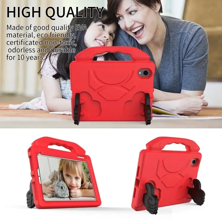 For Apple iPad Mini 6 Kids Friendly Case Shockproof Cover With Thumbs Up - Red