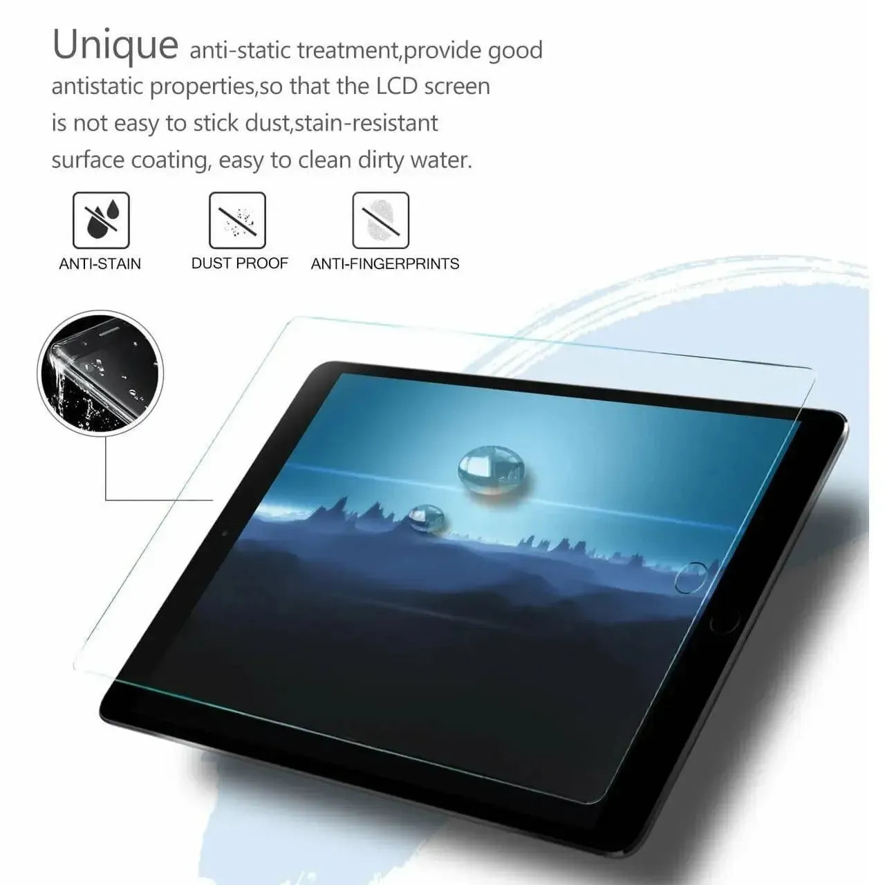 For Apple iPad Pro 10.5" Tempered Glass Screen Protector