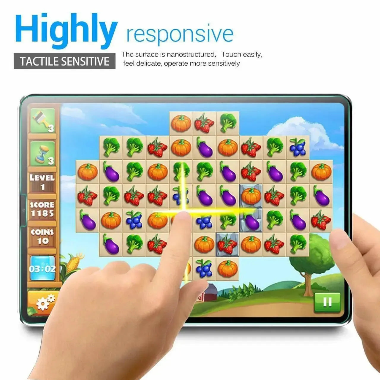 For Apple iPad Pro 12.9" 2018 Tempered Glass Screen Protector