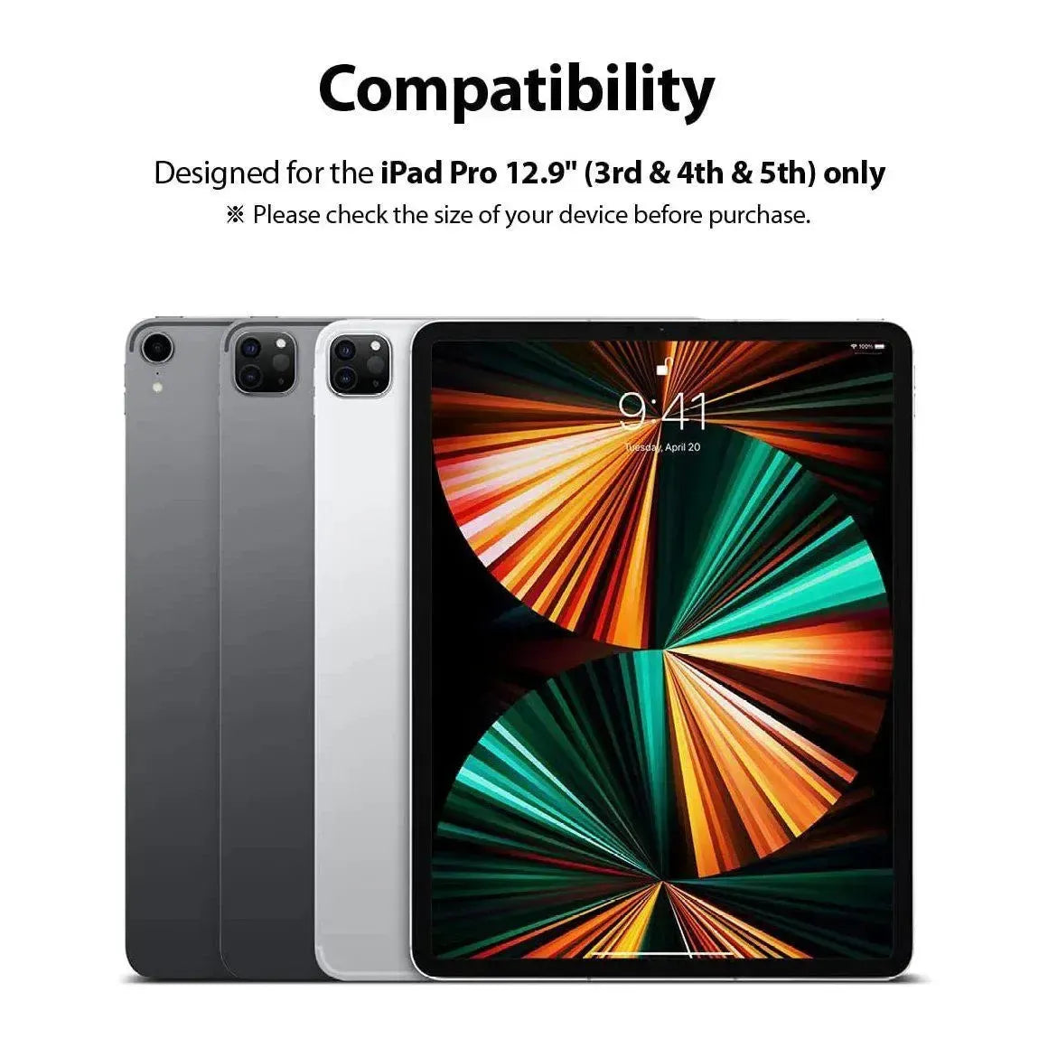 For Apple iPad Pro 12.9" 2021 Tempered Glass Screen Protector
