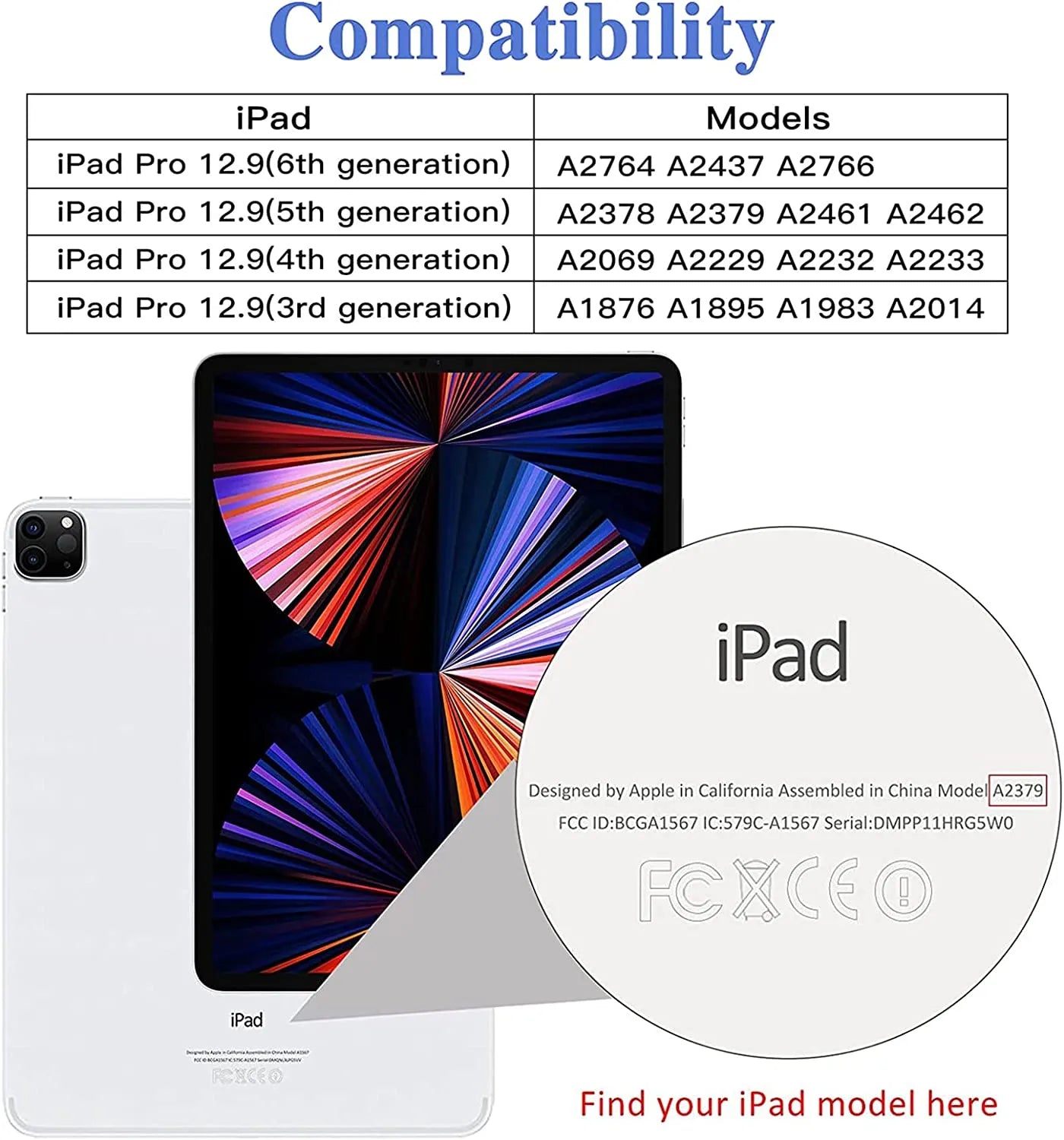 For Apple iPad Pro 12.9" 2022 Tempered Glass Screen Protector