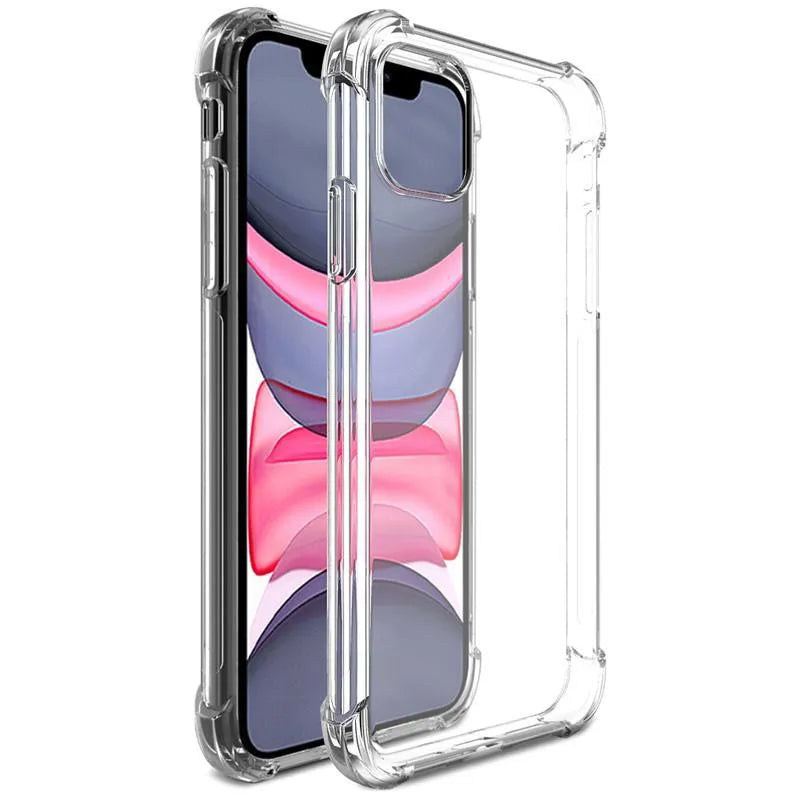 For Apple iPhone 11 6.1'' Shockproof Transparent Gel Case