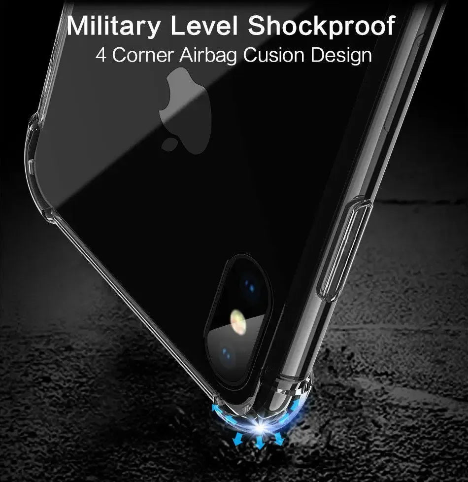For Apple iPhone 11 Pro Max Case Cover Clear ShockProof Soft TPU Silicone
