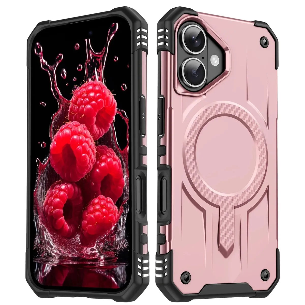 For Apple iPhone 12 / 12 Pro Starship Magsafe Magnetic Case Rose Gold