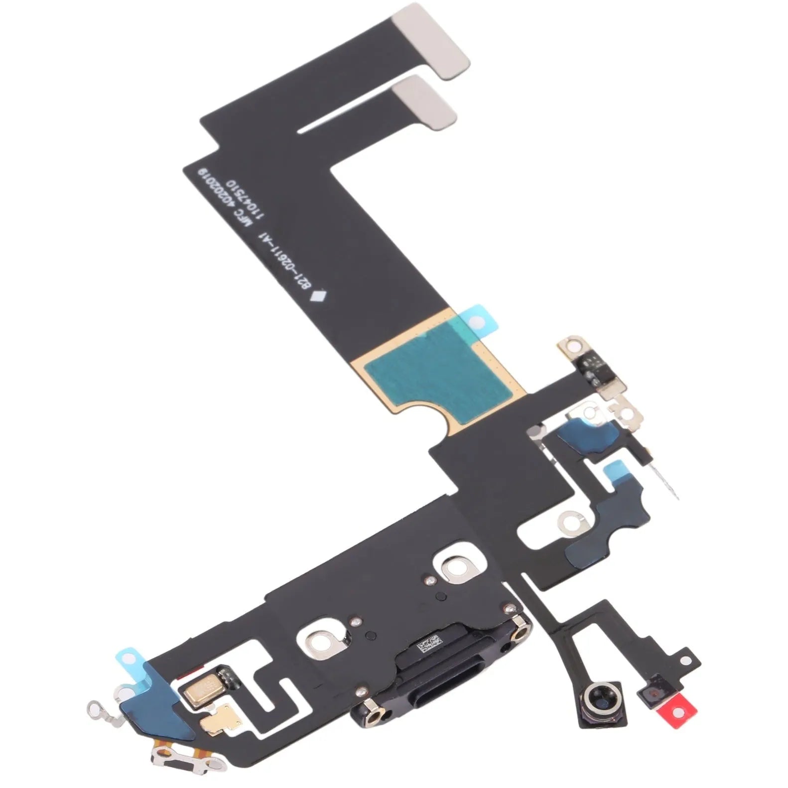 For Apple iPhone 12 Mini Charging Port Flex Cable Replacement - Black