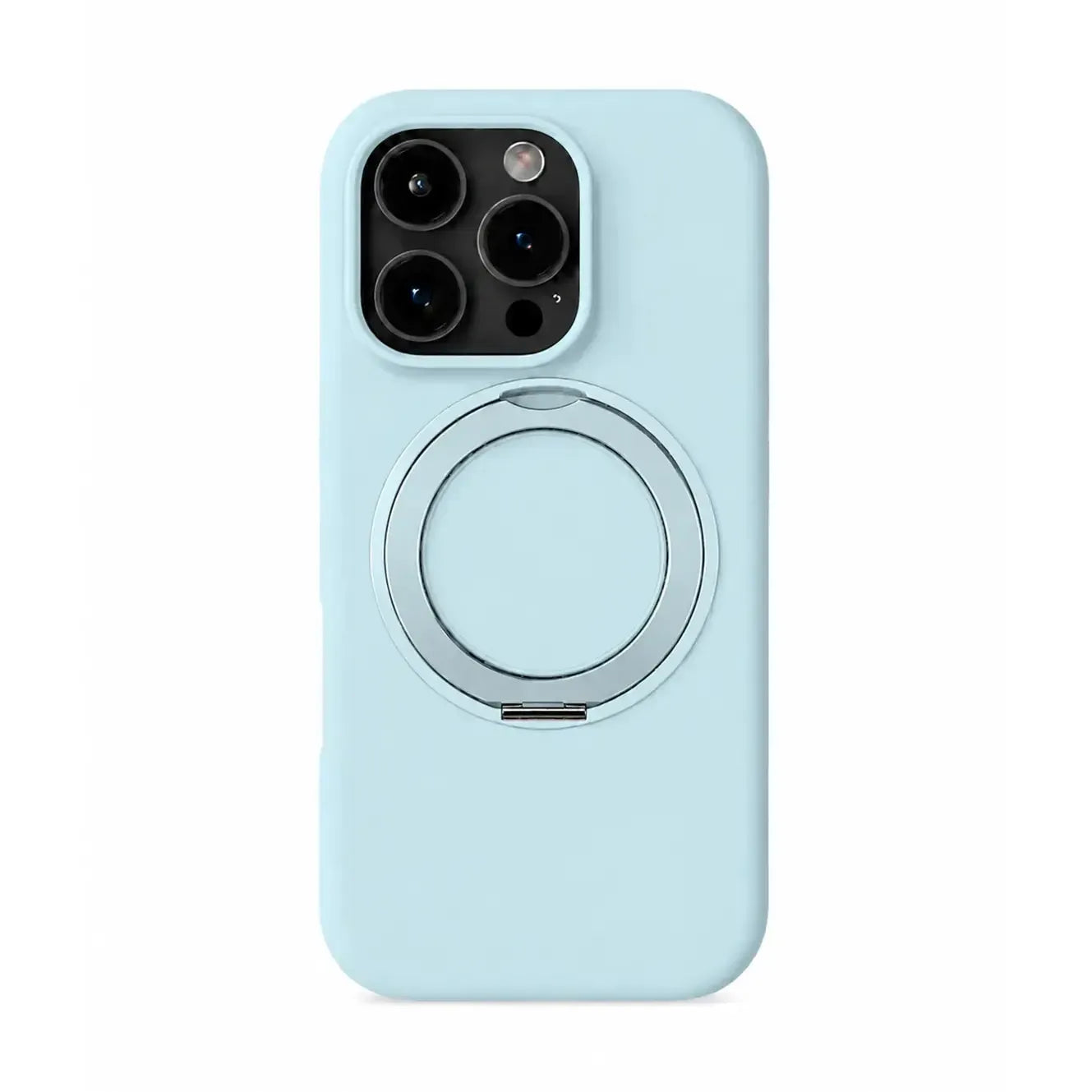 For Apple iPhone 13 / 14 Silicon Magsafe Falcrum Ring Case Blue