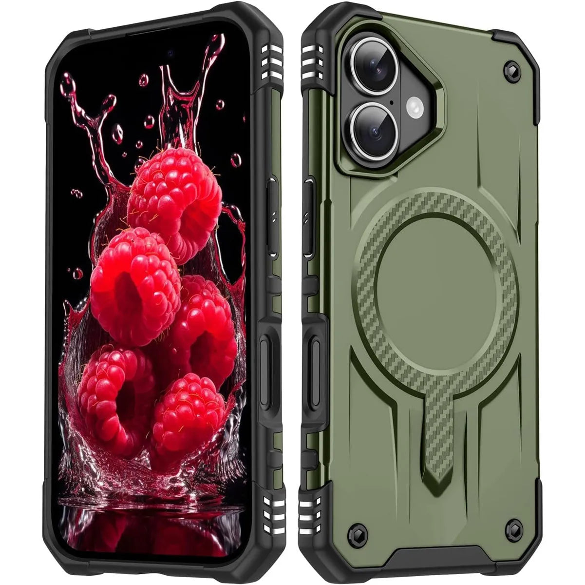 For Apple iPhone 13 / 14 Starship Magsafe Magnetic Case Green