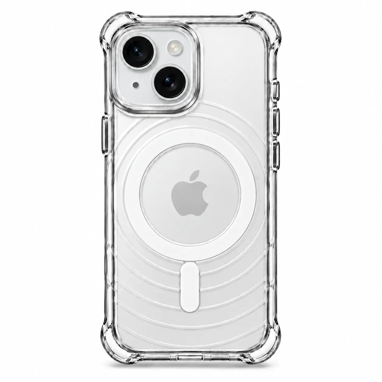 For Apple iPhone 13 / 14 Wave Series Clear Magsafe White