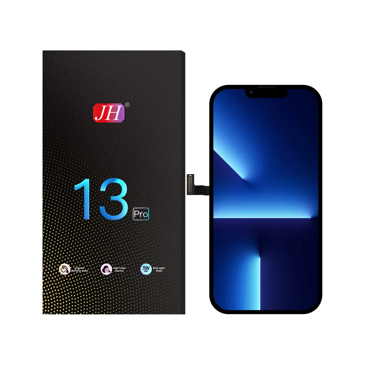 For Apple iPhone 13 Pro LCD Screen Replacement JH FHD - Black