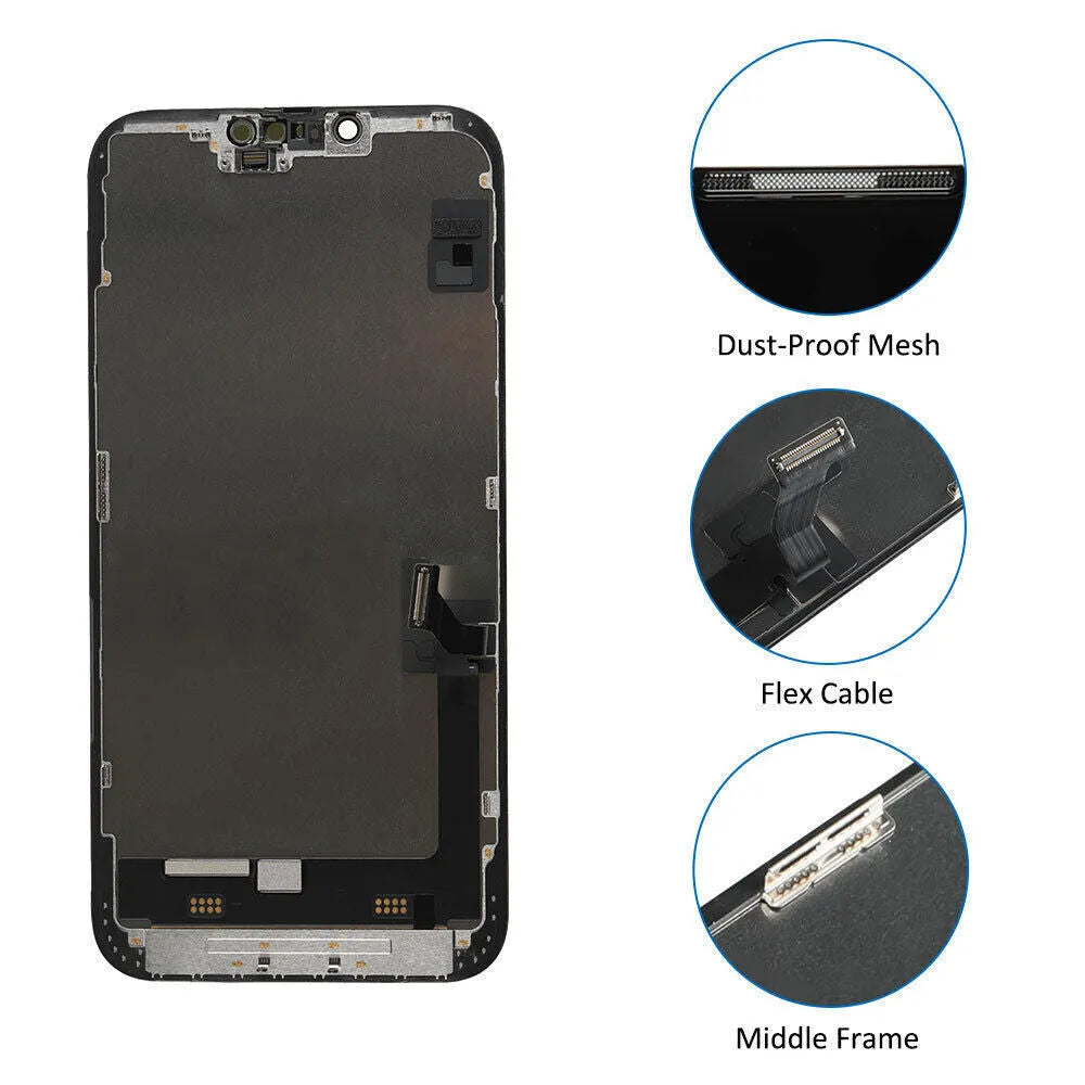 For Apple iPhone 14 Plus LCD Screen Replacement Black