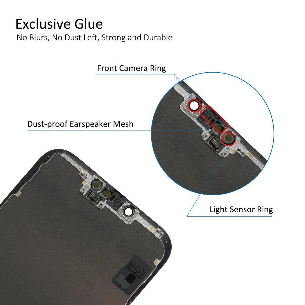 For Apple iPhone 14 Plus LCD Screen Replacement Black