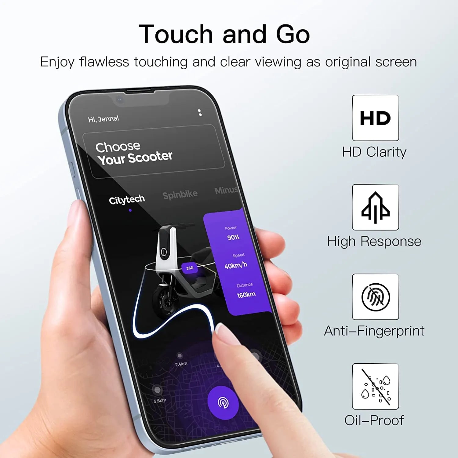 For Apple iPhone 14 Plus Tempered Glass / Screen Protector