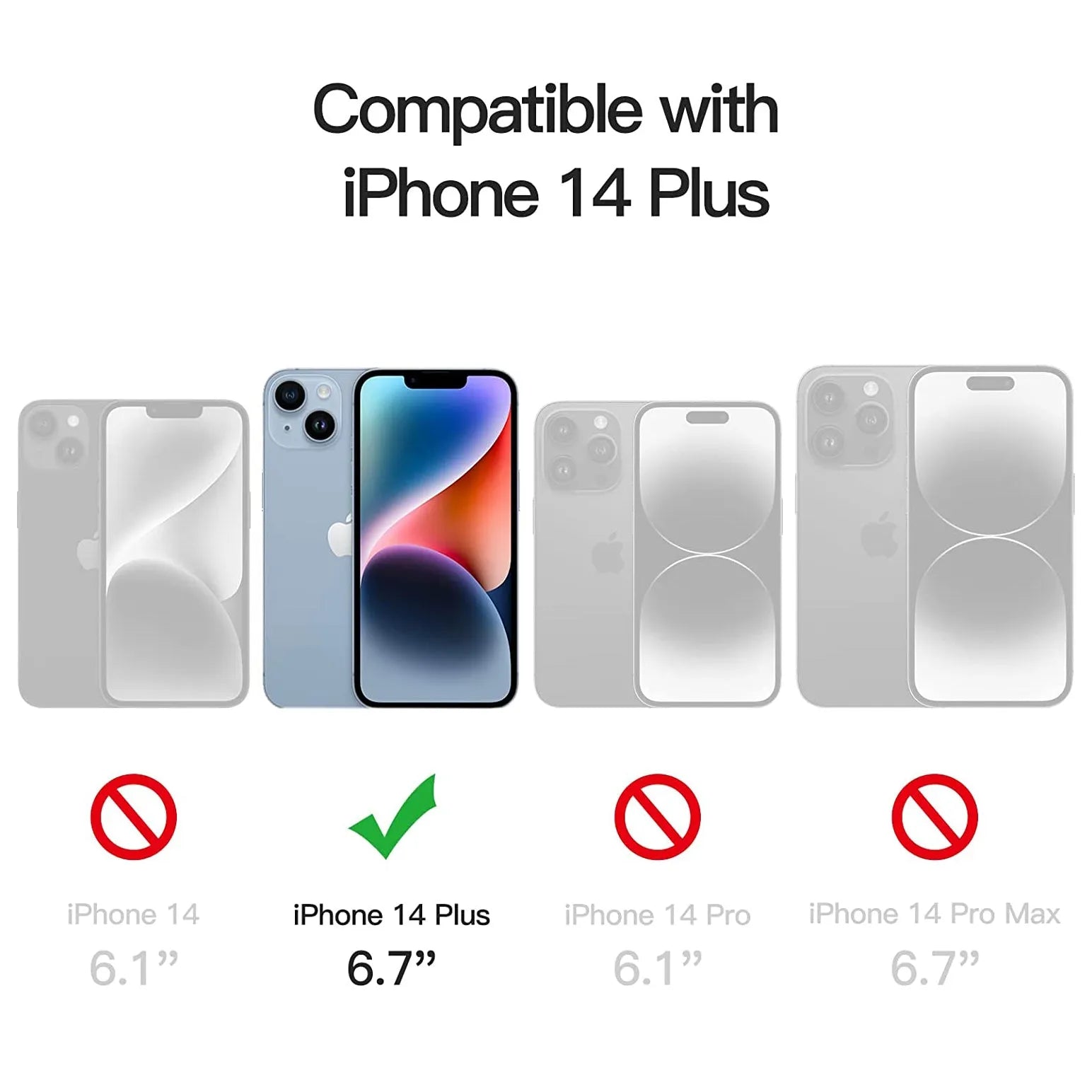 For Apple iPhone 14 Plus Tempered Glass / Screen Protector