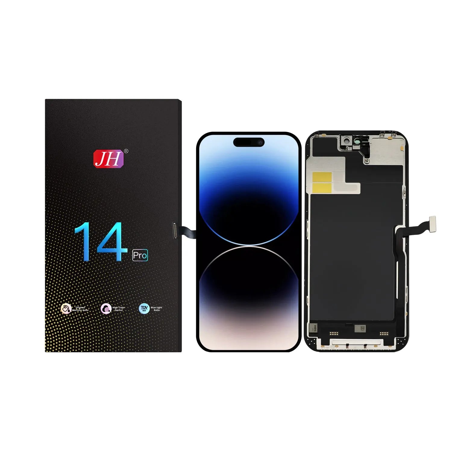 For Apple iPhone 14 Pro LCD Screen Replacement JH FHD - Black