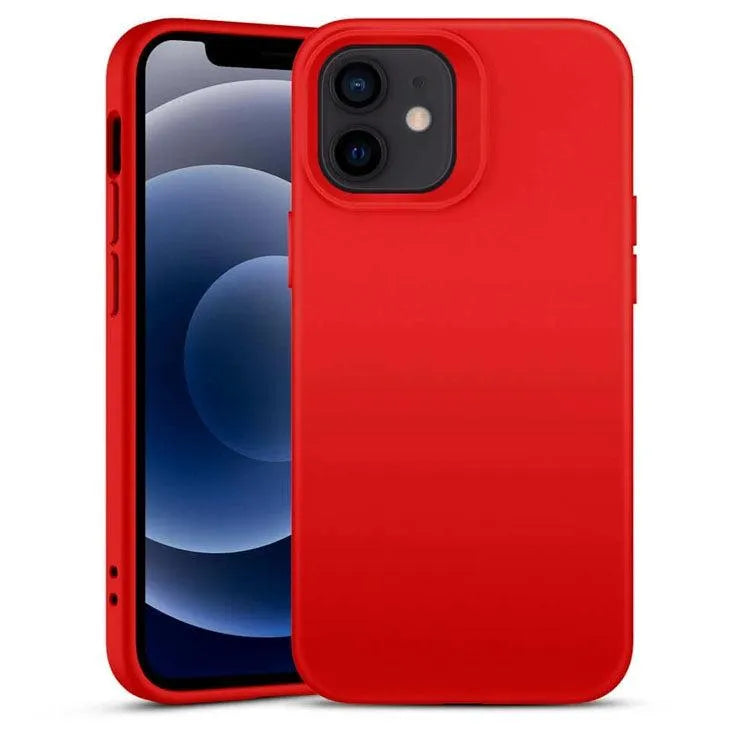 For Apple iPhone 14 Pro Max Liquid Silicone Case - Red