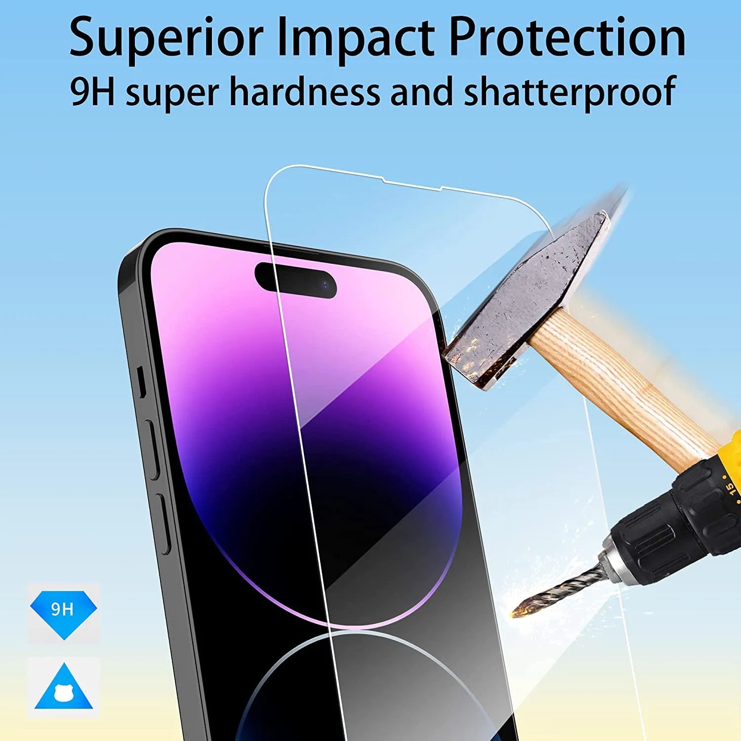 For Apple iPhone 14 Pro Max Tempered Glass / Screen Protector