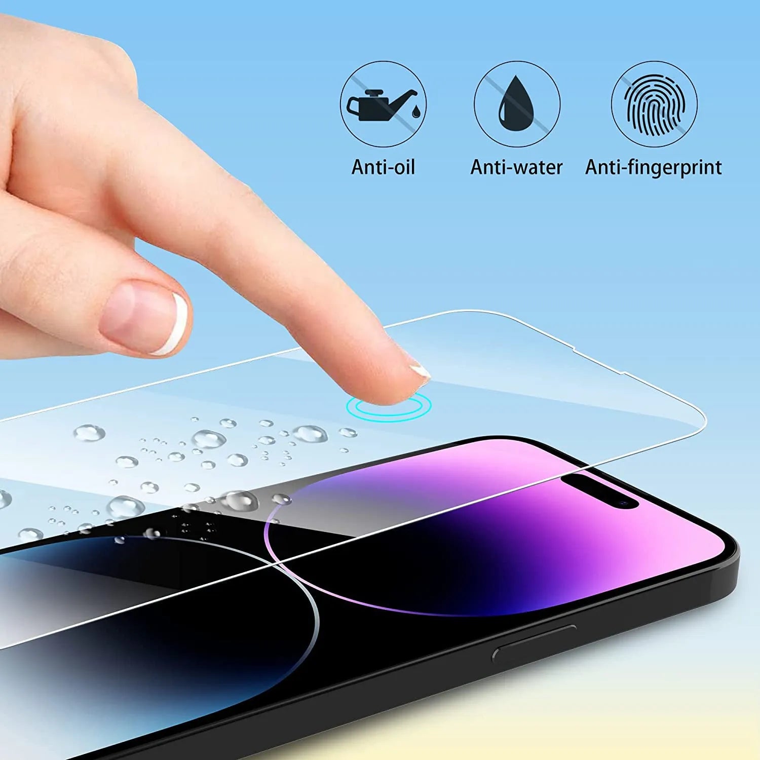 For Apple iPhone 14 Pro Max Tempered Glass / Screen Protector