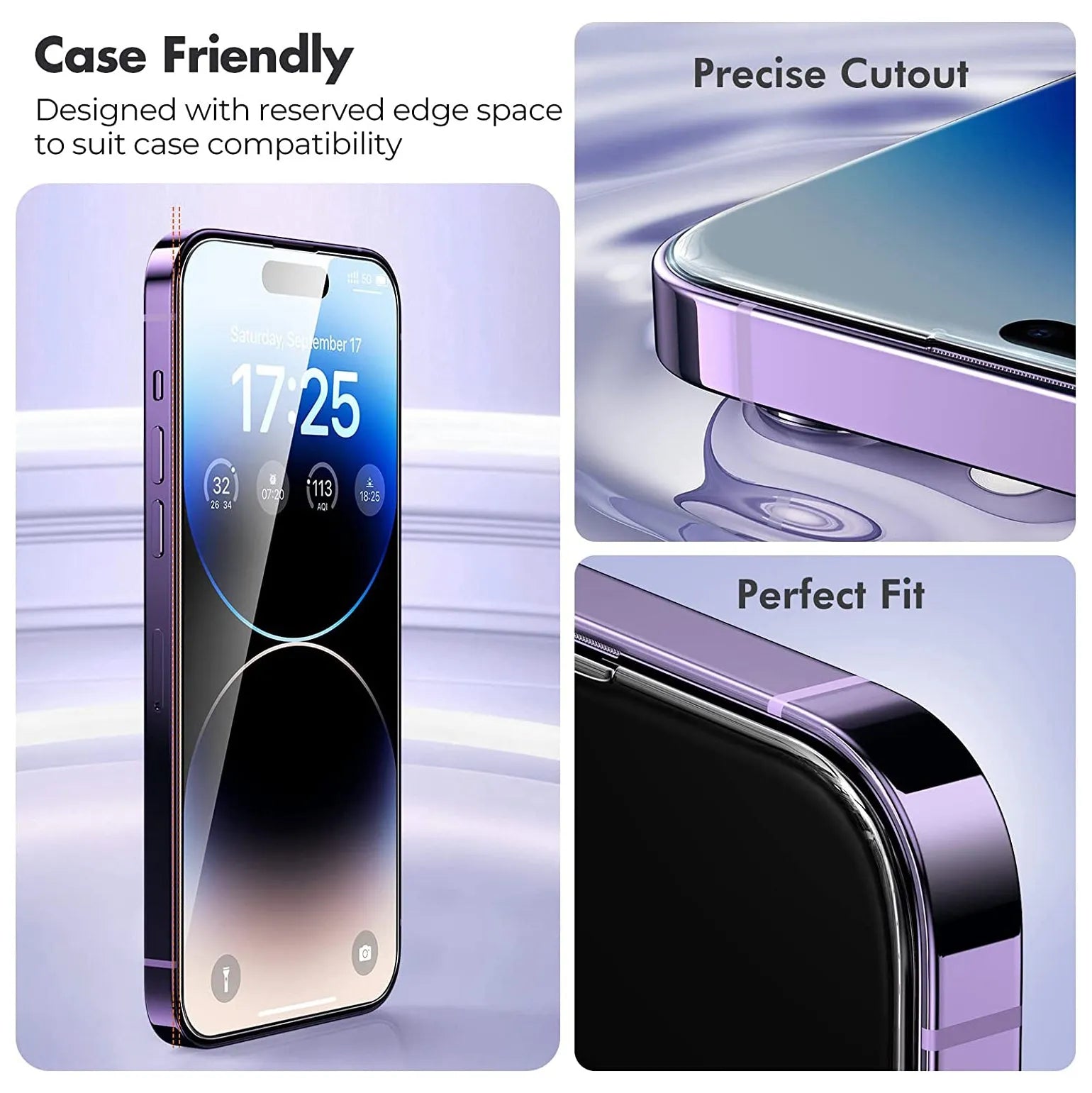 For Apple iPhone 14 Pro Max Tempered Glass / Screen Protector