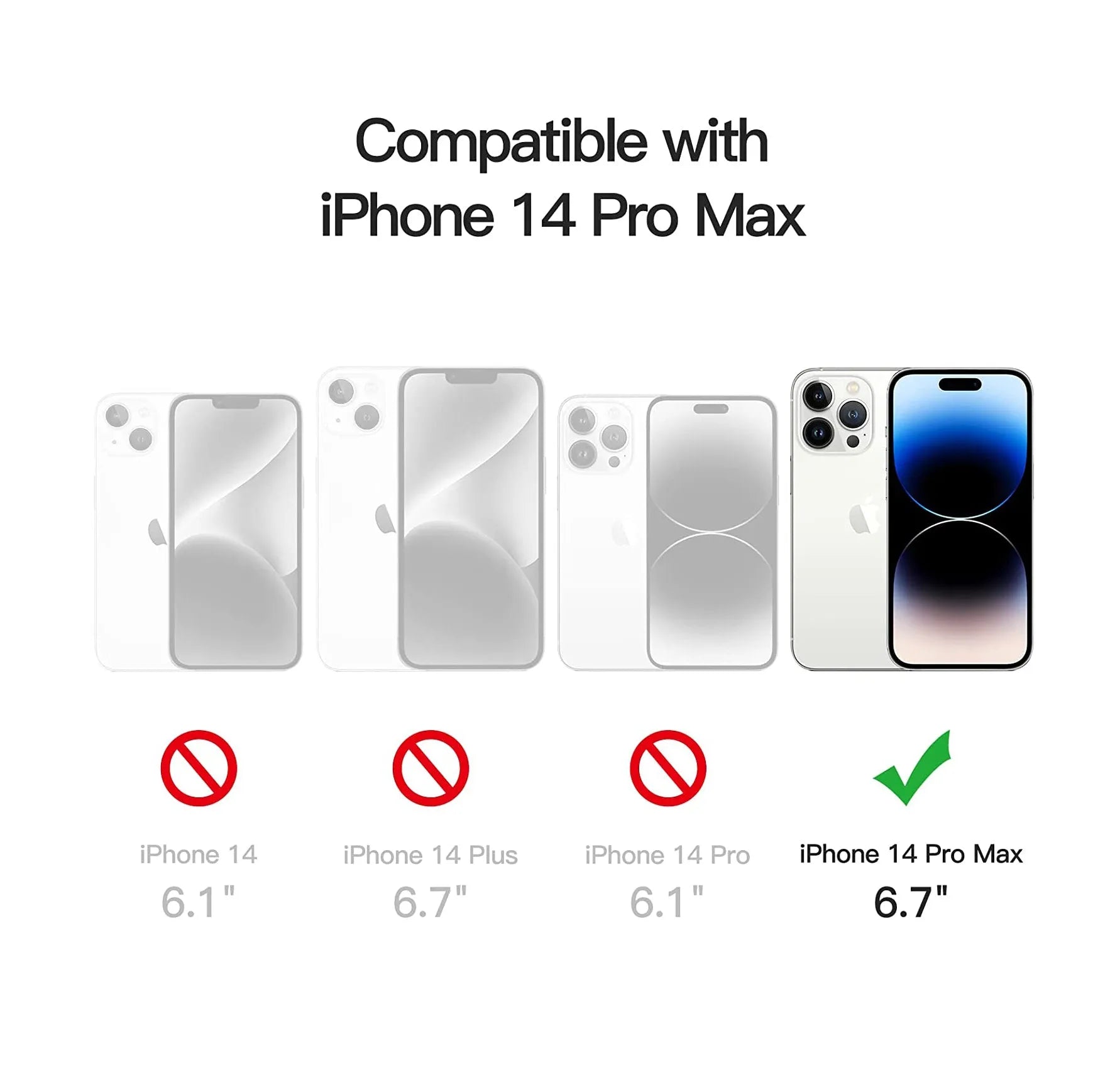 For Apple iPhone 14 Pro Max Tempered Glass / Screen Protector