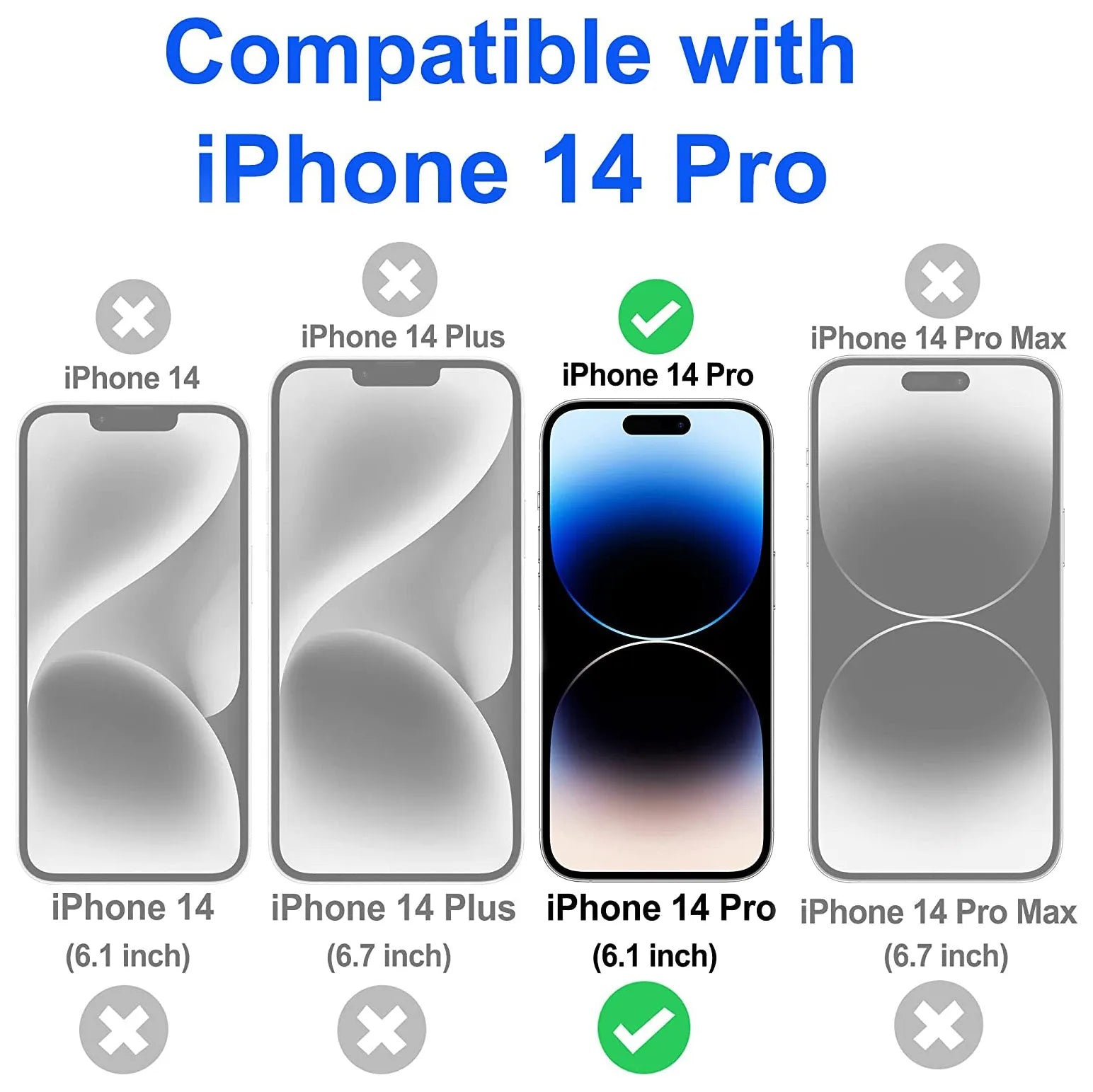 For Apple iPhone 14 Pro Tempered Glass / Screen Protector
