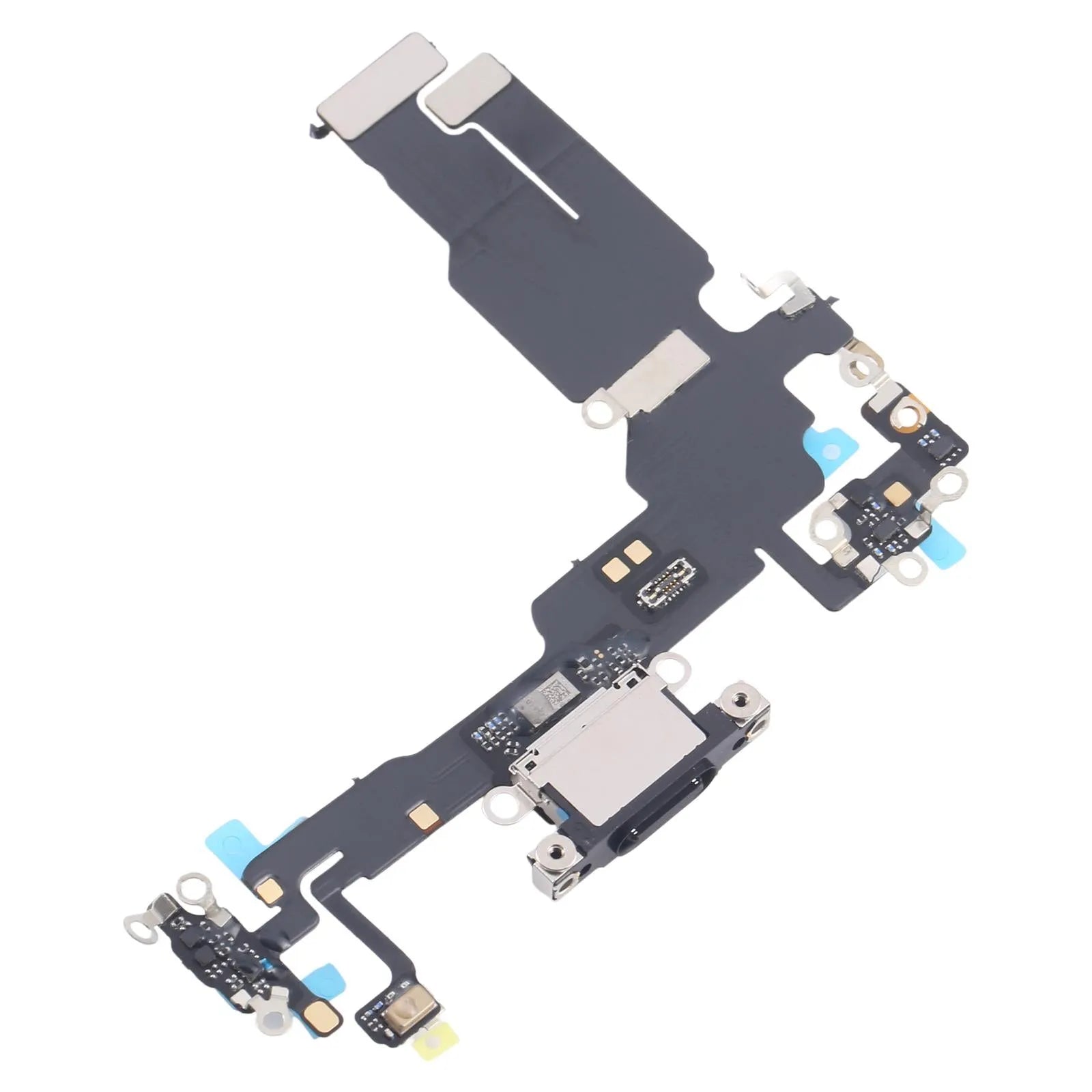 For Apple iPhone 15 Charging Port Flex Cable Replacement - Black