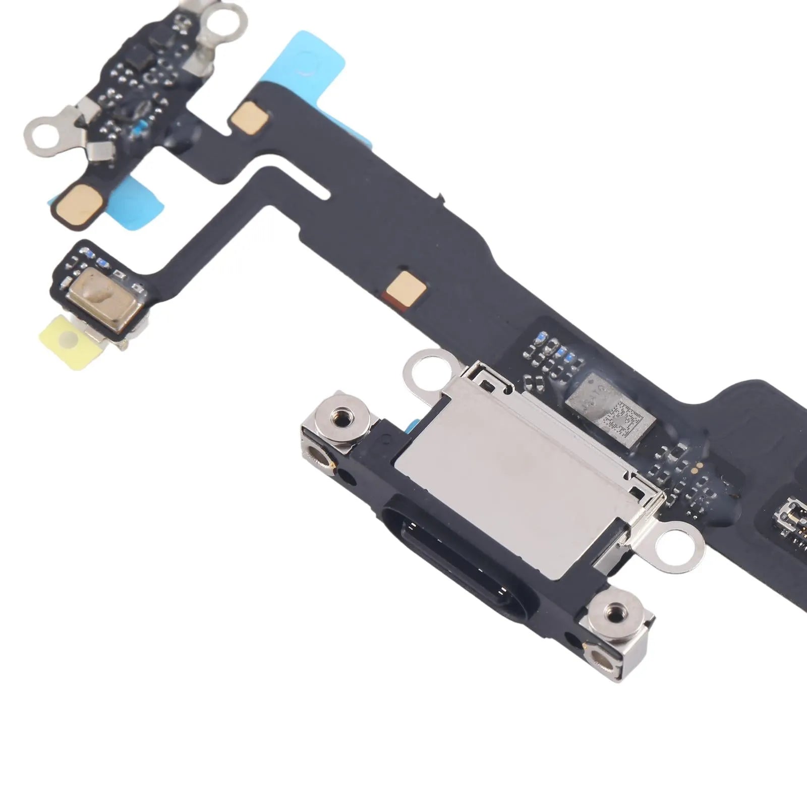 For Apple iPhone 15 Charging Port Flex Cable Replacement - Black