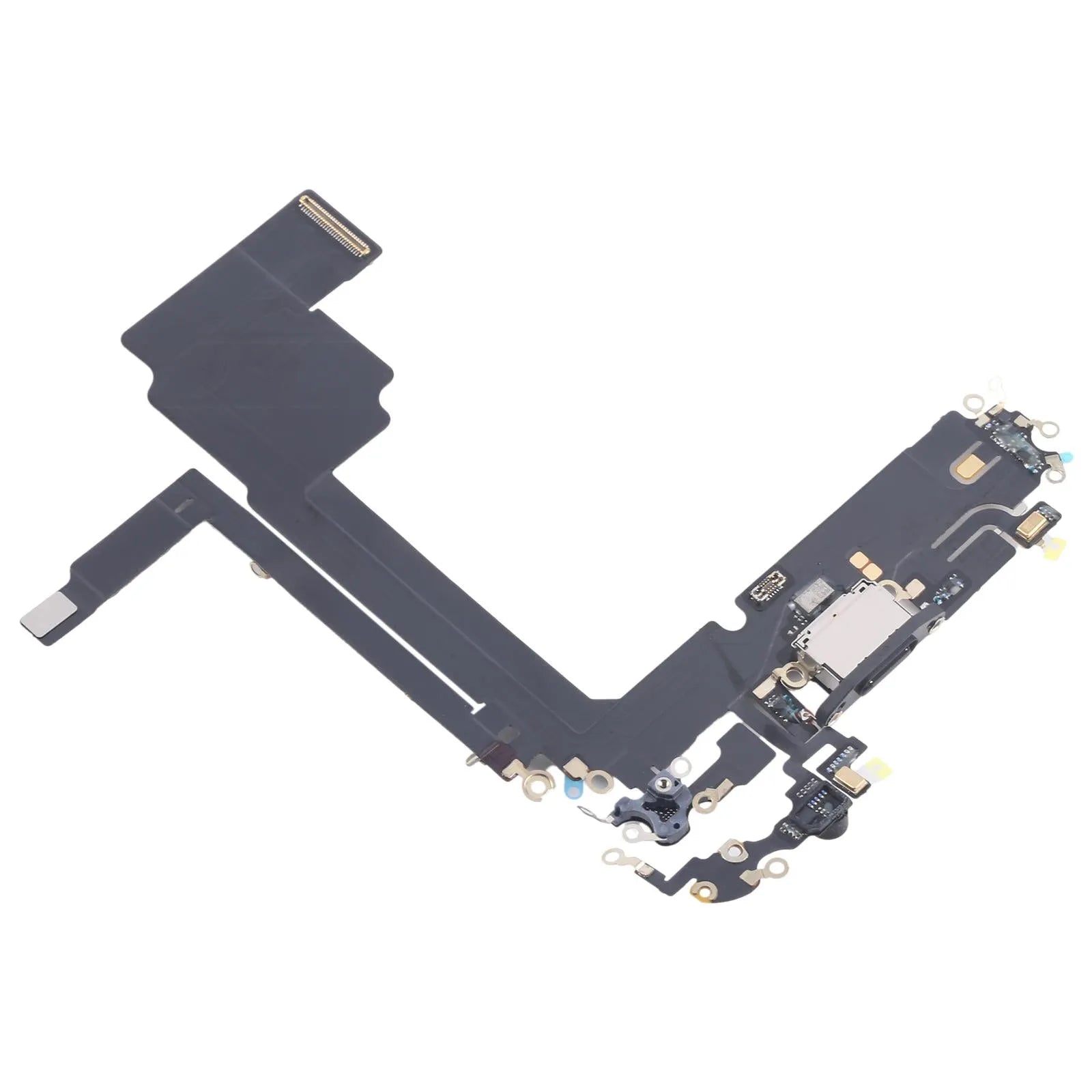 For Apple iPhone 15 Pro Max Charging Port Flex Cable Replacement - Black