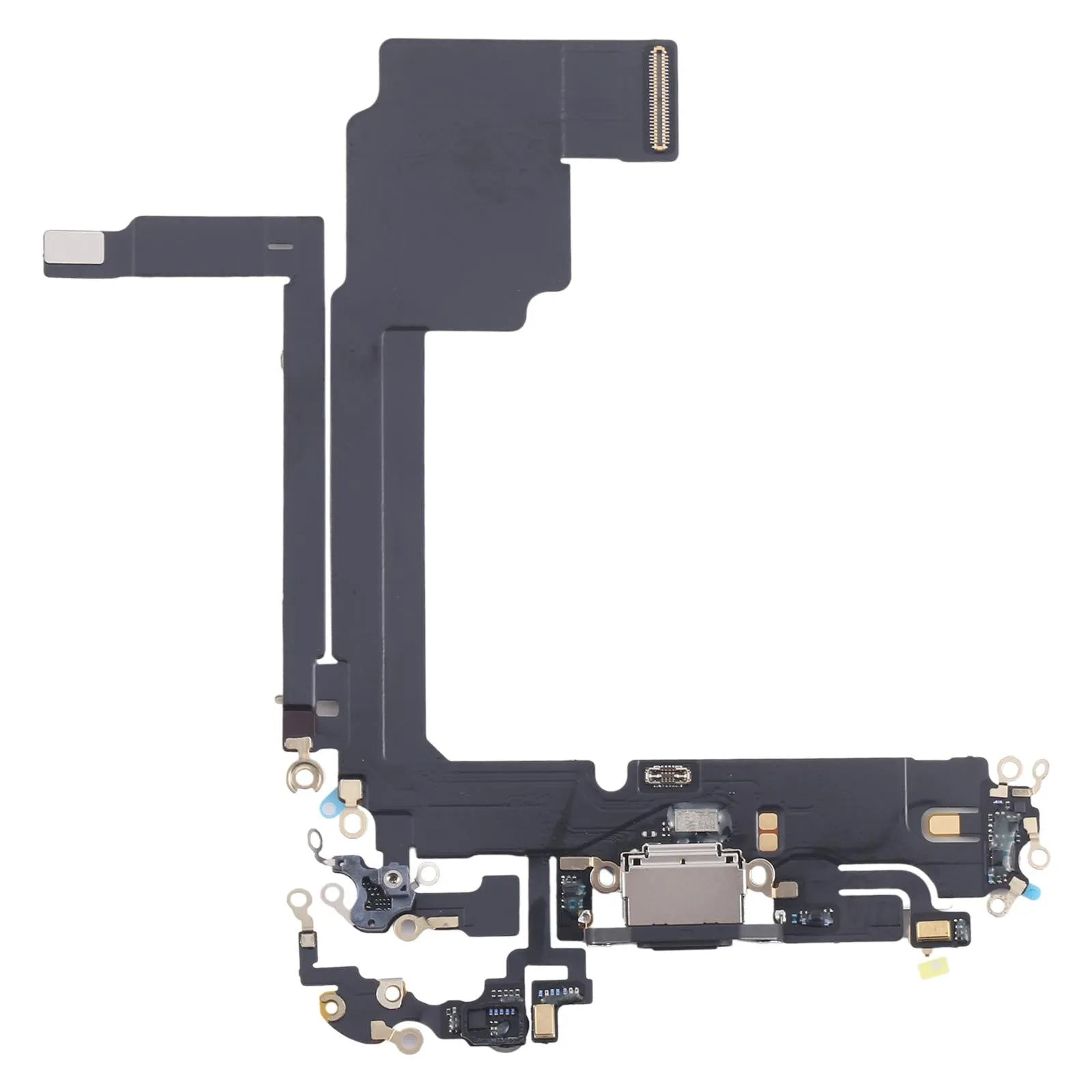 For Apple iPhone 15 Pro Max Charging Port Flex Cable Replacement - Black