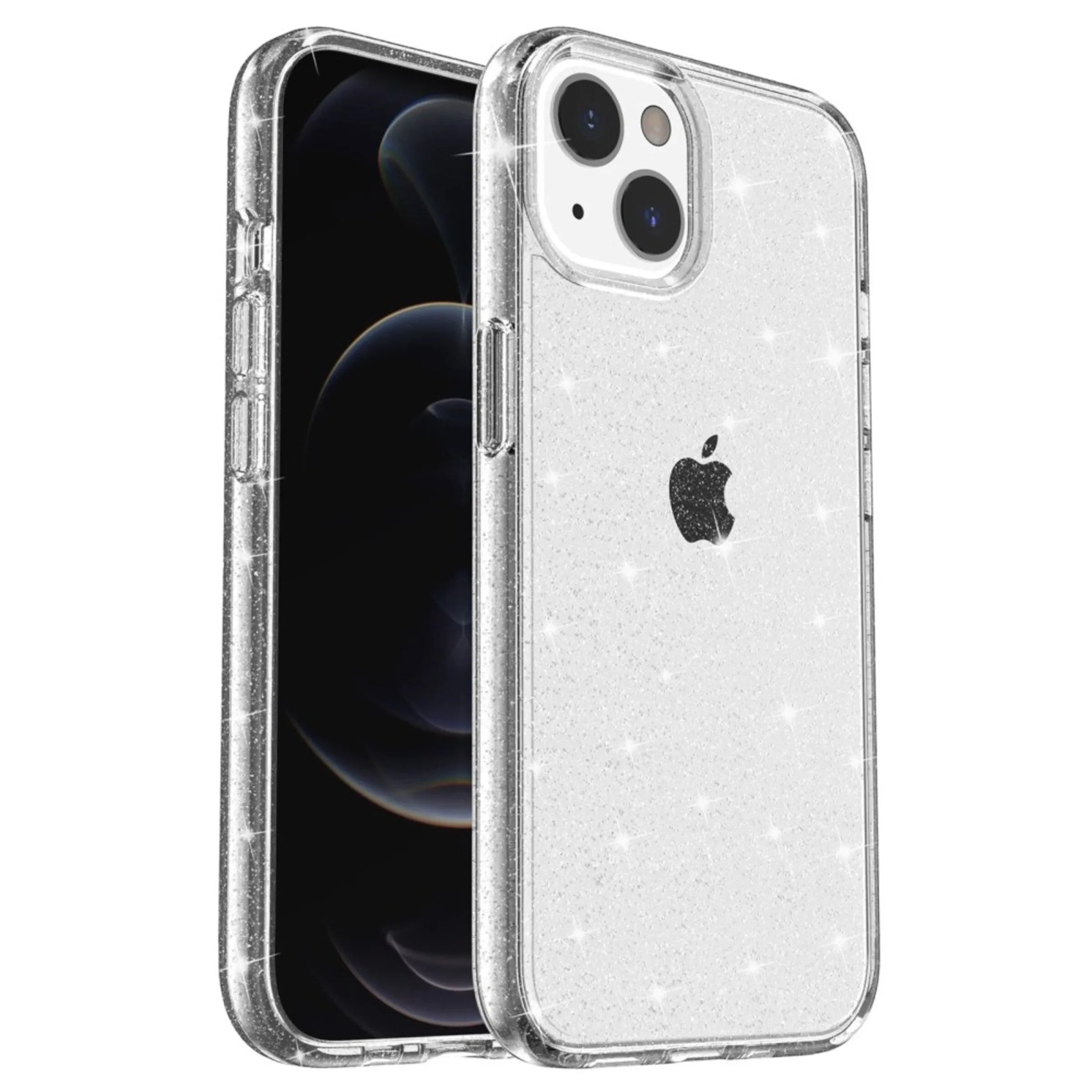 For Apple iPhone 15 Terminator Axis Design Case Glitter Clear