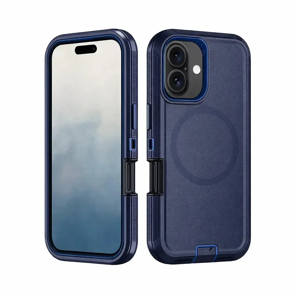 For Apple iPhone 16 Magsafe Builder Case Blue
