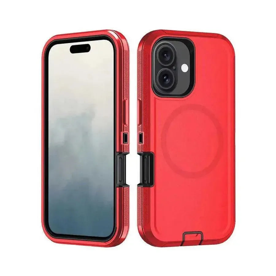 For Apple iPhone 16 Magsafe Builder Case Red