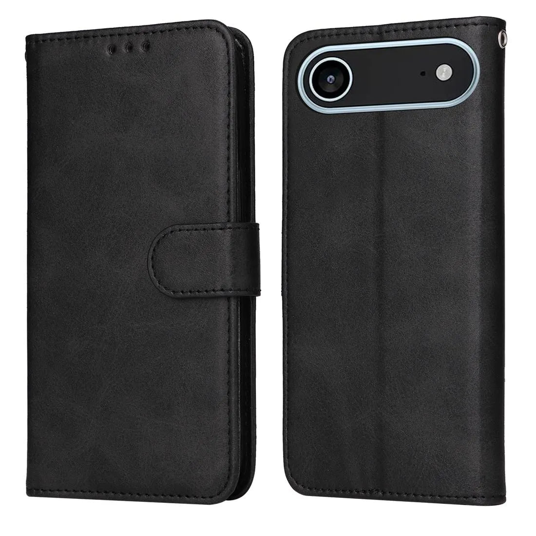 For Apple iPhone 17 Air Premium Aokus Wallet Case Black