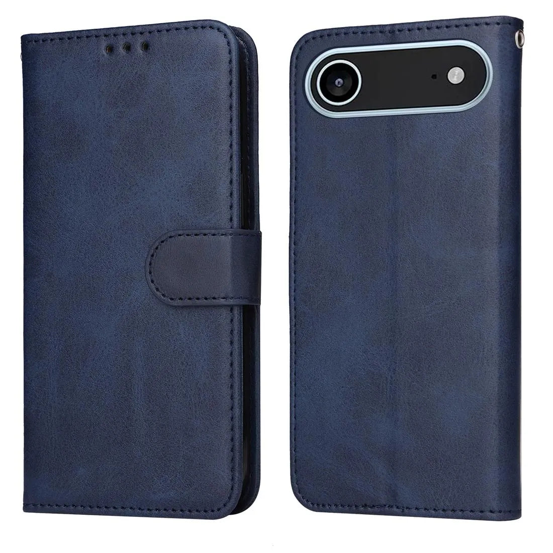 For Apple iPhone 17 Air Premium Aokus Wallet Case Blue