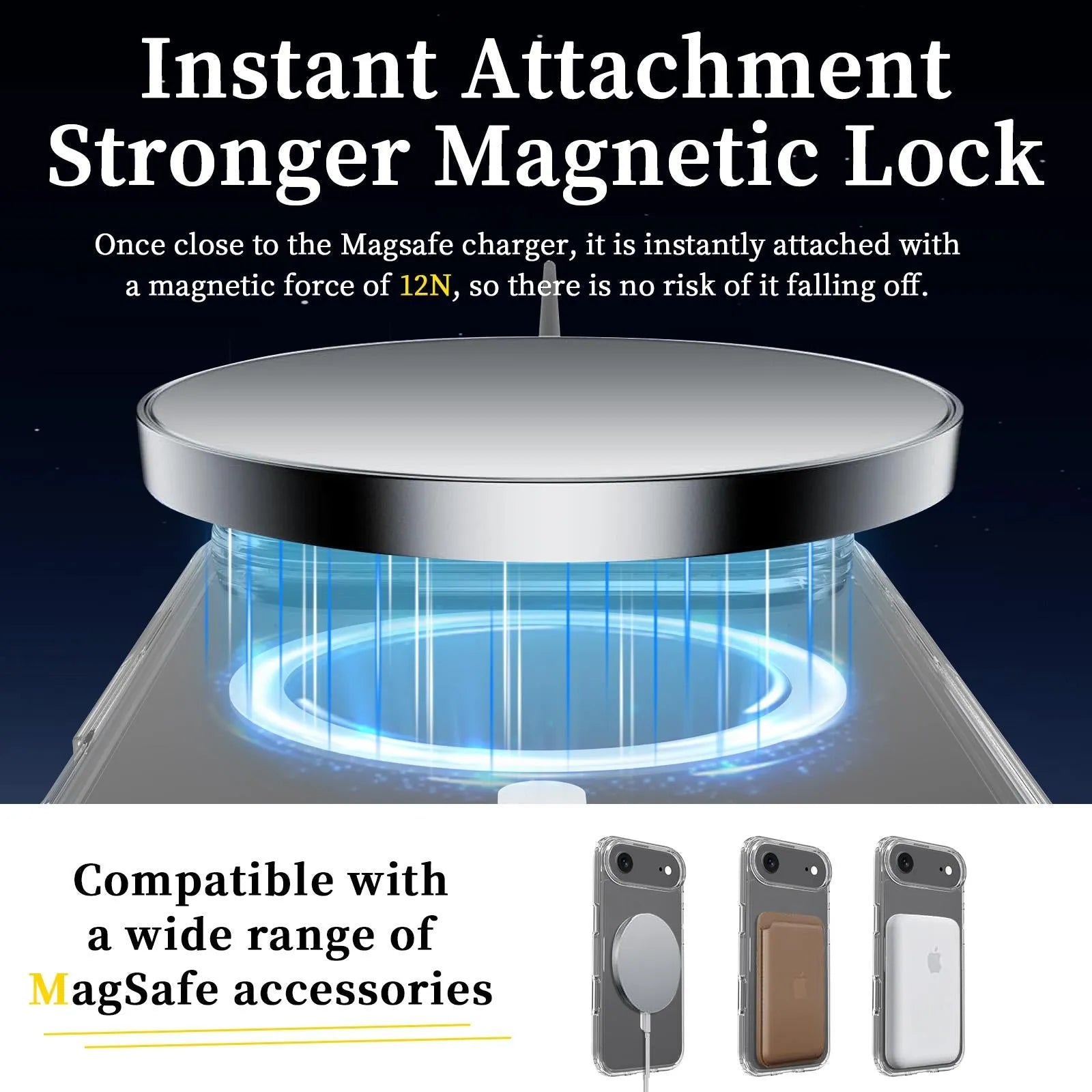 For Apple iPhone 17 Air Terminator Magsafe Symmetry Design Case Transparent