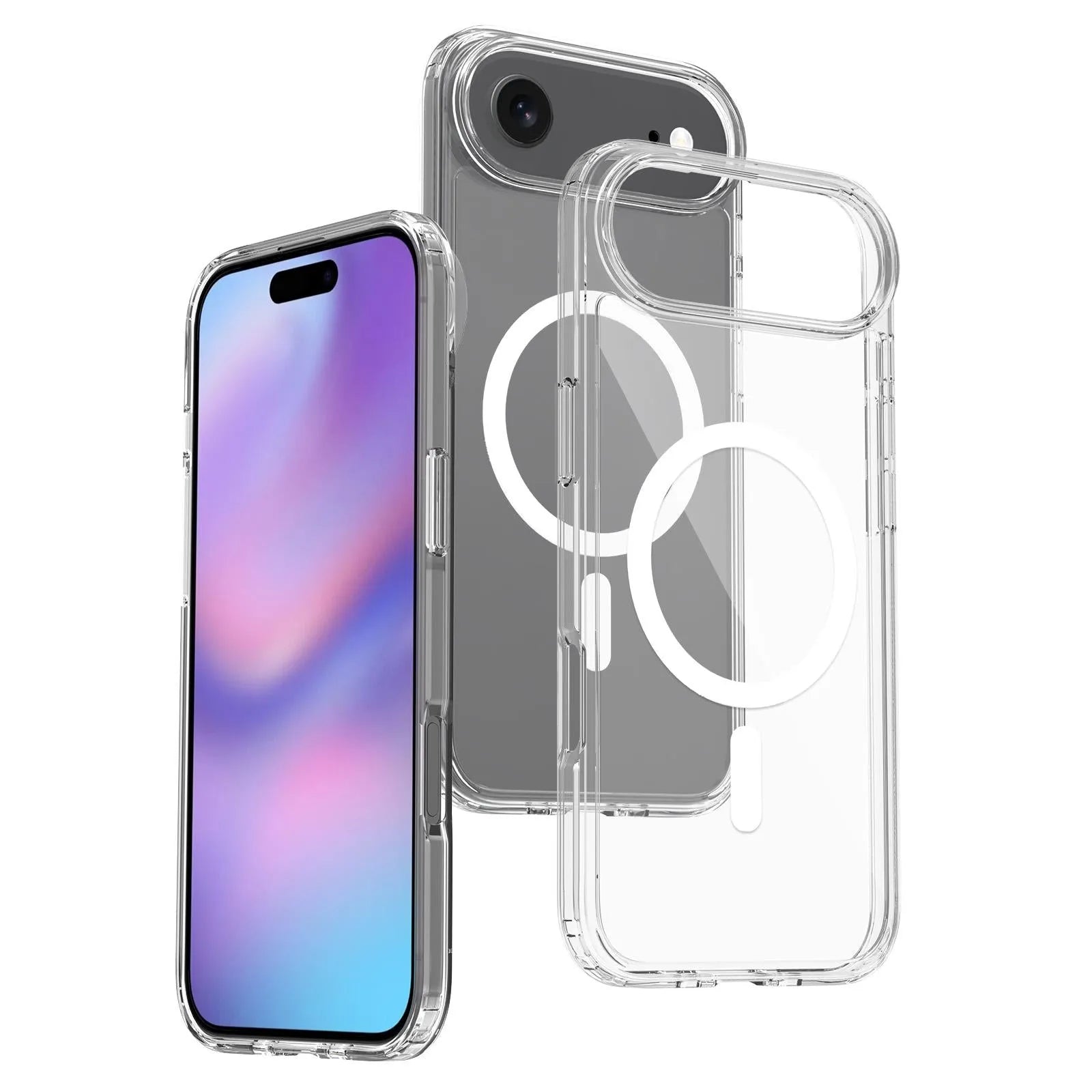 For Apple iPhone 17 Air Terminator Magsafe Symmetry Design Case Transparent