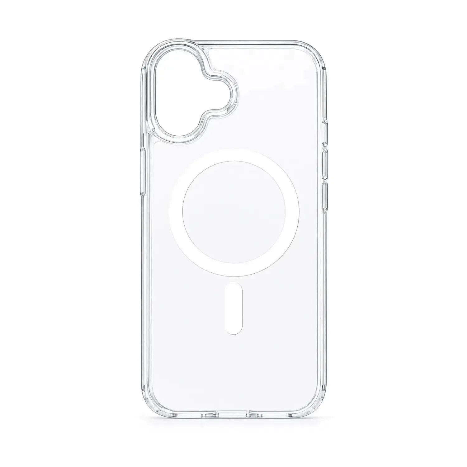 For Apple iPhone 17 Glossy Magsafe Magnetic Case White