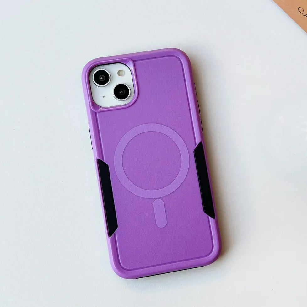 For Apple iPhone 17 Pro Axis Exploiter Magsafe Case Purple