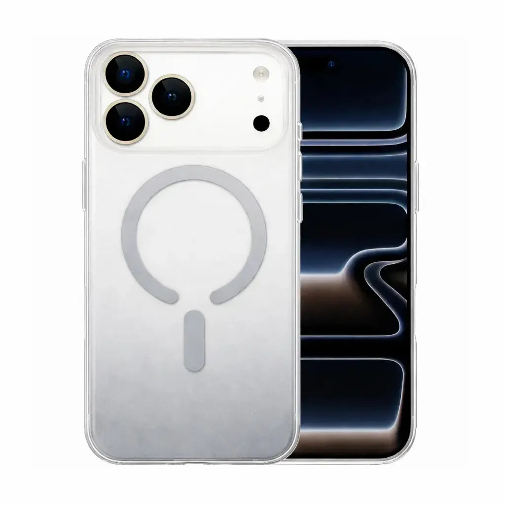 For Apple iPhone 17 Pro Dual Shade Magsafe Magnetic Hard Case Black