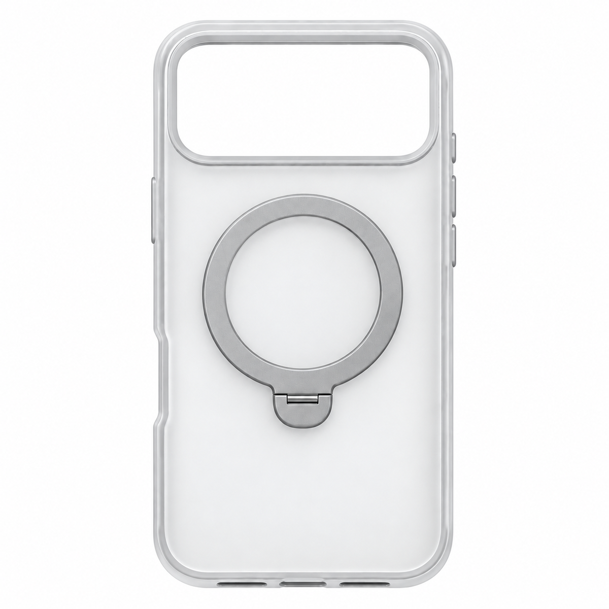 For Apple iPhone 18 Pro Magstand Series Ring Case White