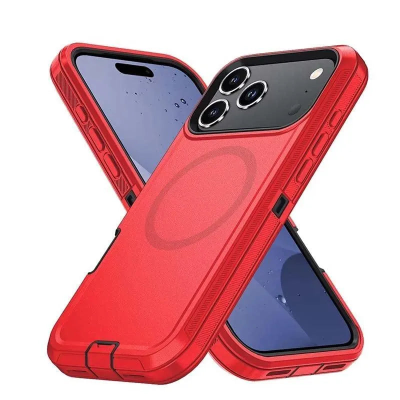 For Apple iPhone 17 Pro Max Magsafe Builder Case Red