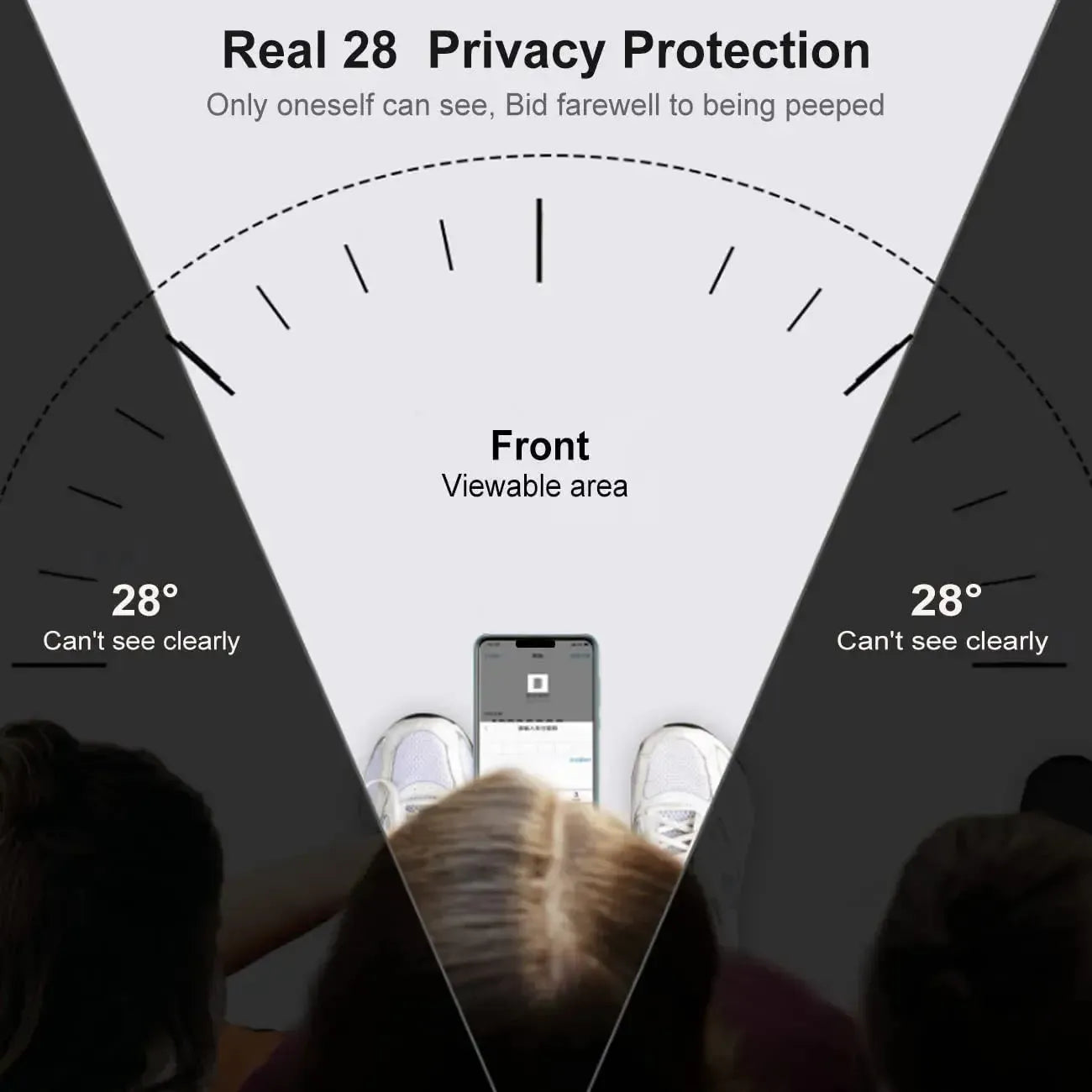 For Apple iPhone 17e Privacy Anti-Spy Tempered Glass / Full Coverage Screen Protector