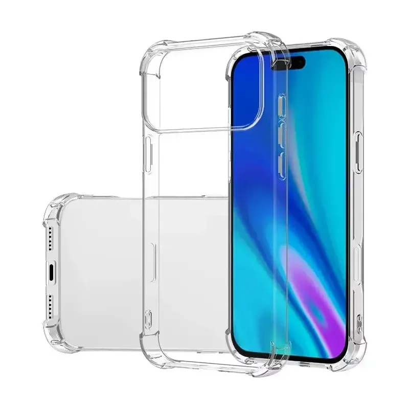 For Apple iPhone 18 Pro Shockproof Transparent Gel Case