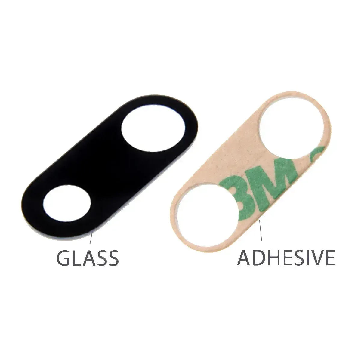 For Apple iPhone 7 Plus / 8 Plus Rear Back Camera Lens Glass & Adhesive