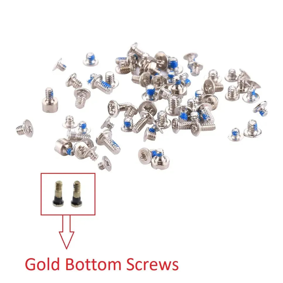 For Apple iPhone 7 Screws Full Set Gold